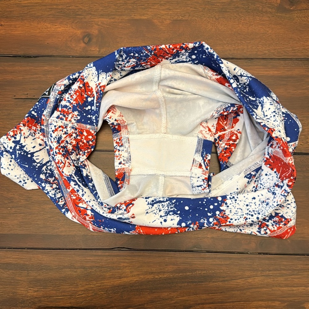 Rokthebox Red, White, & Blue Splatter Size Xl - image 3